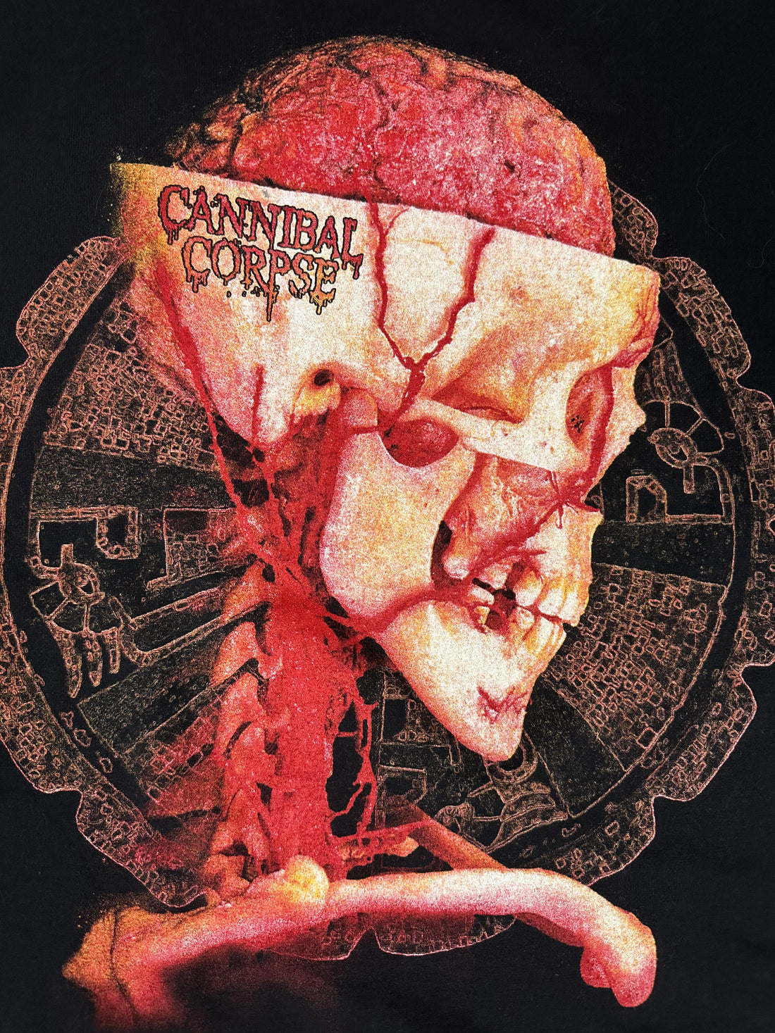 Vintage 1990s Cannibal Corpse Skeleton T-Shirt