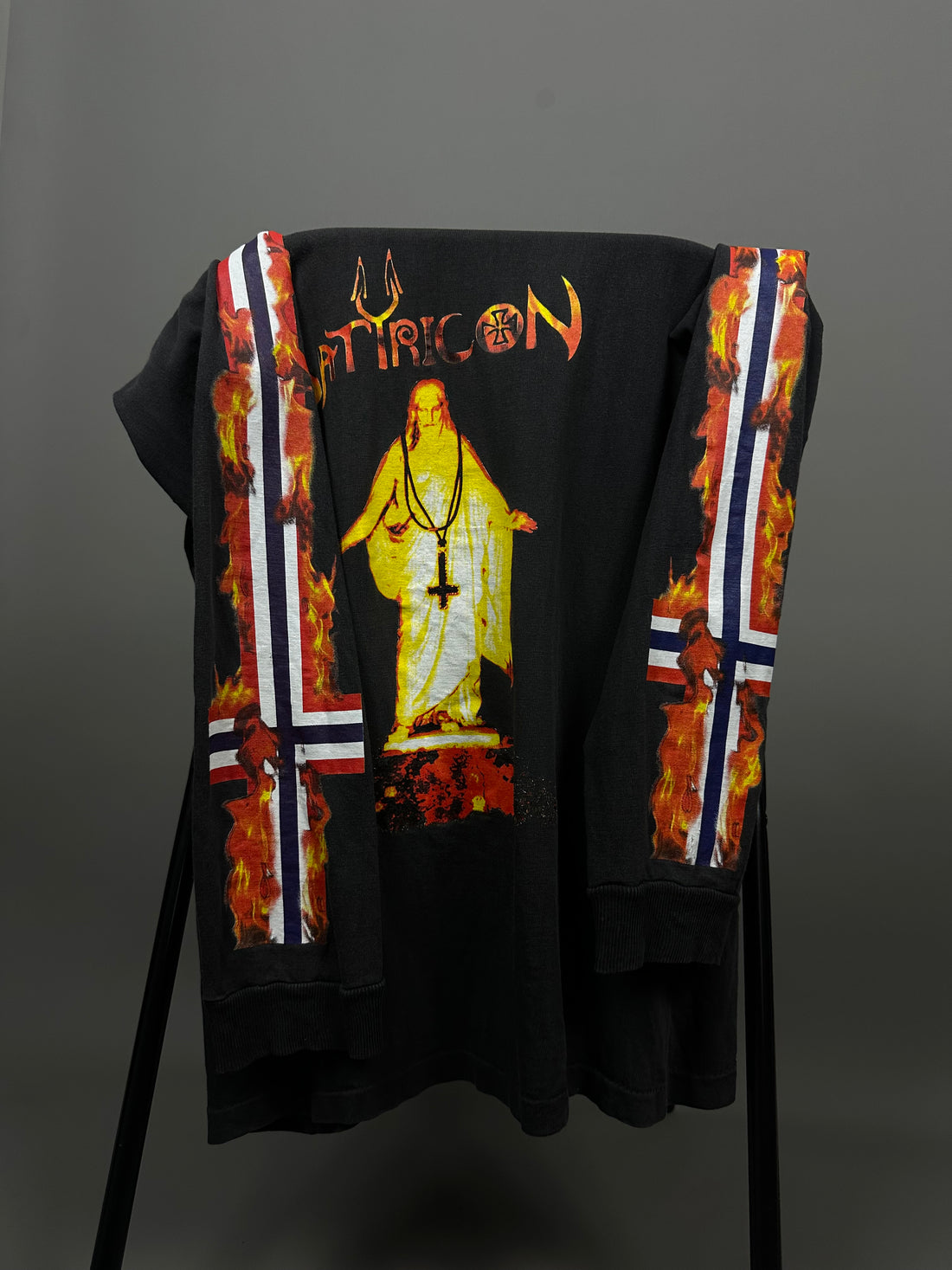 Satyricon 1994 Mot Kvitekrist Vintage Longsleeve