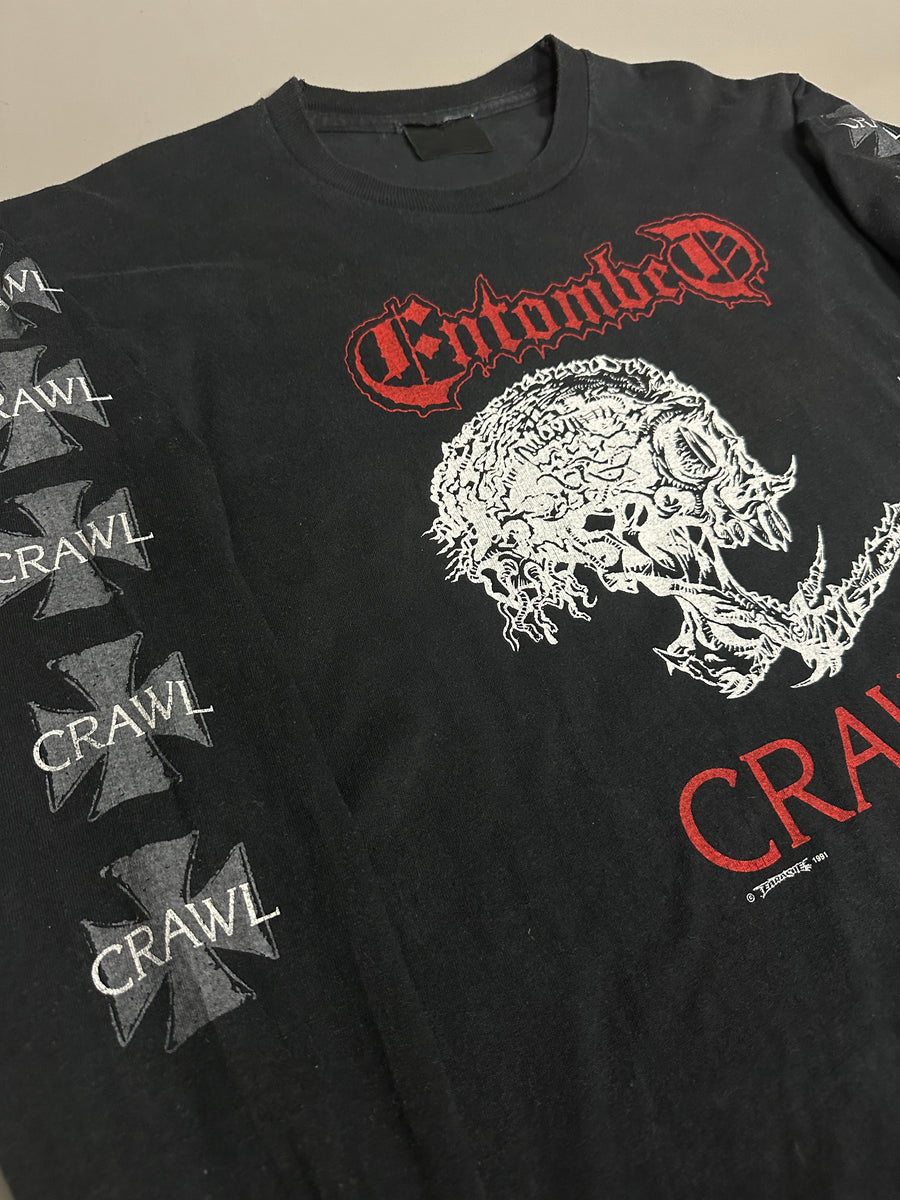 Vintage 1991 Entombed Crawl Longsleeve