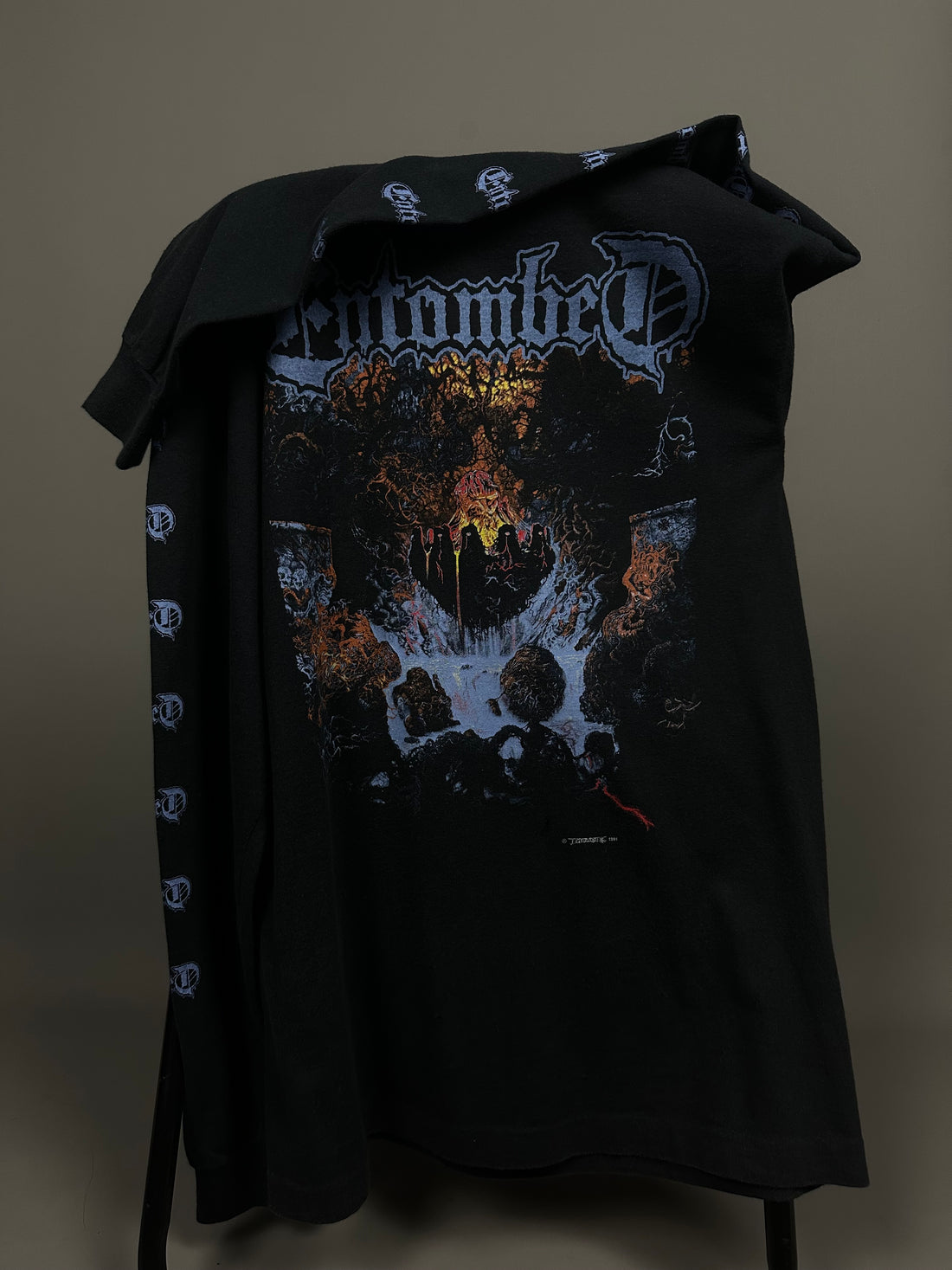 Vintage 1991 Entombed Clandestine Longsleeve