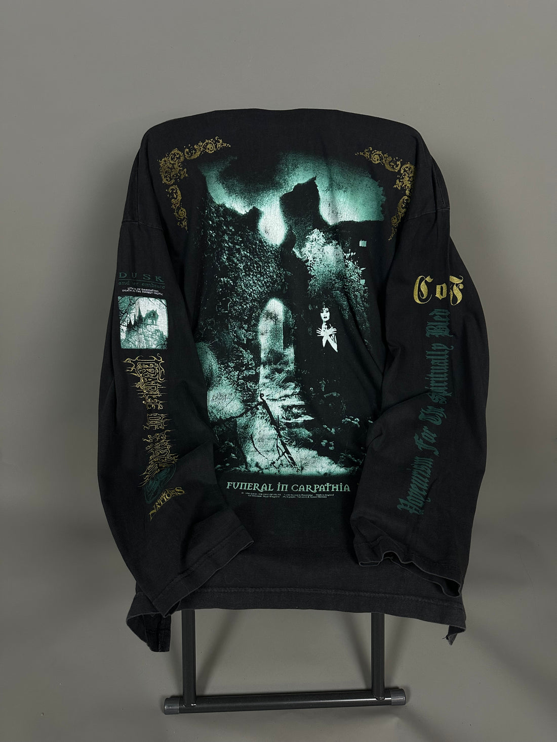 Vintage 1996 Cradle of Filth Funeral Carpathia Longsleeve