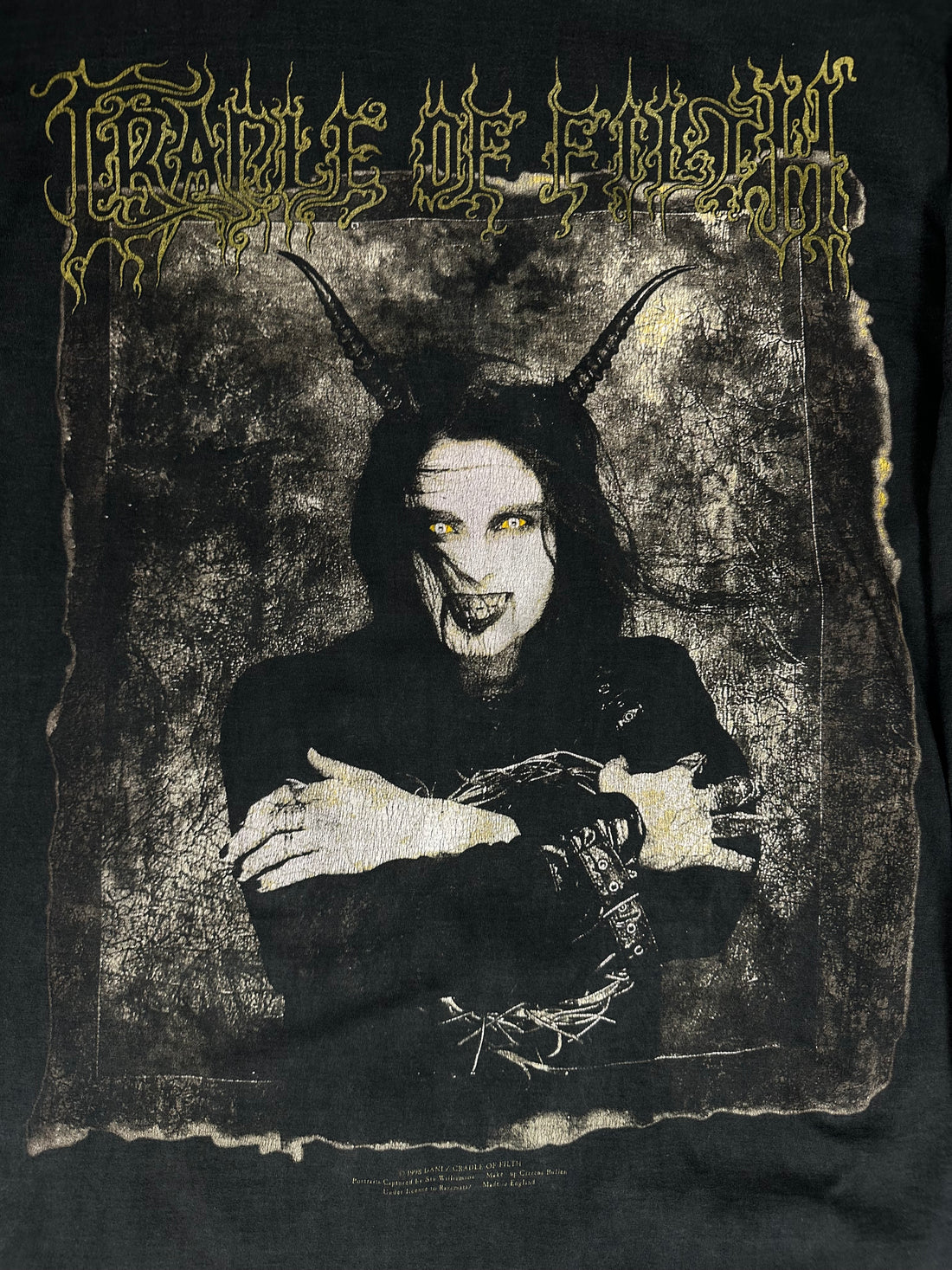 Vintage 1998 Cradle of Filth Wall-Eyed Vain & Insane Longsleeve