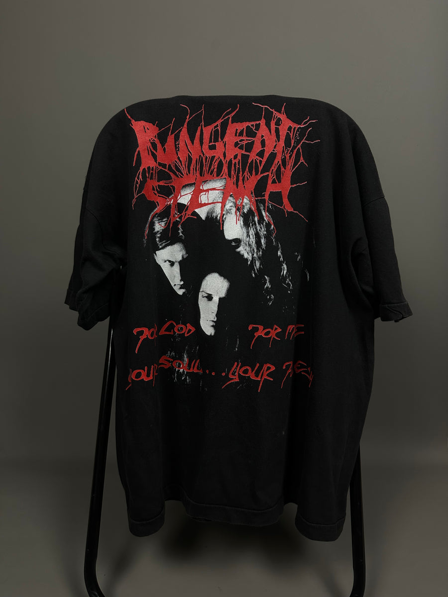 Vintage 1990 Pungent Stench For God Your Soul T-Shirt