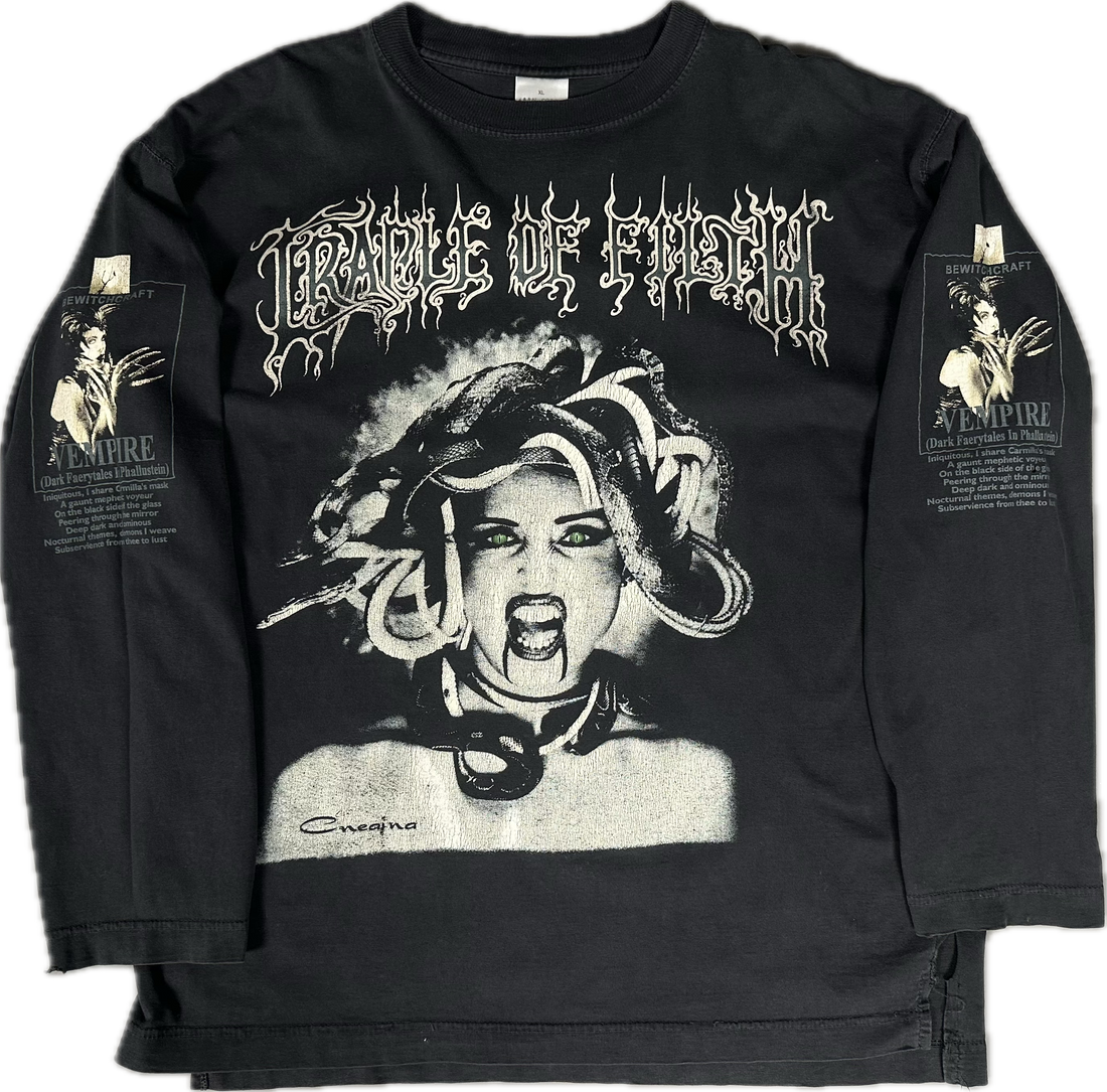 Vintage 1995 Cradle of Filth Sedusa Longsleeve