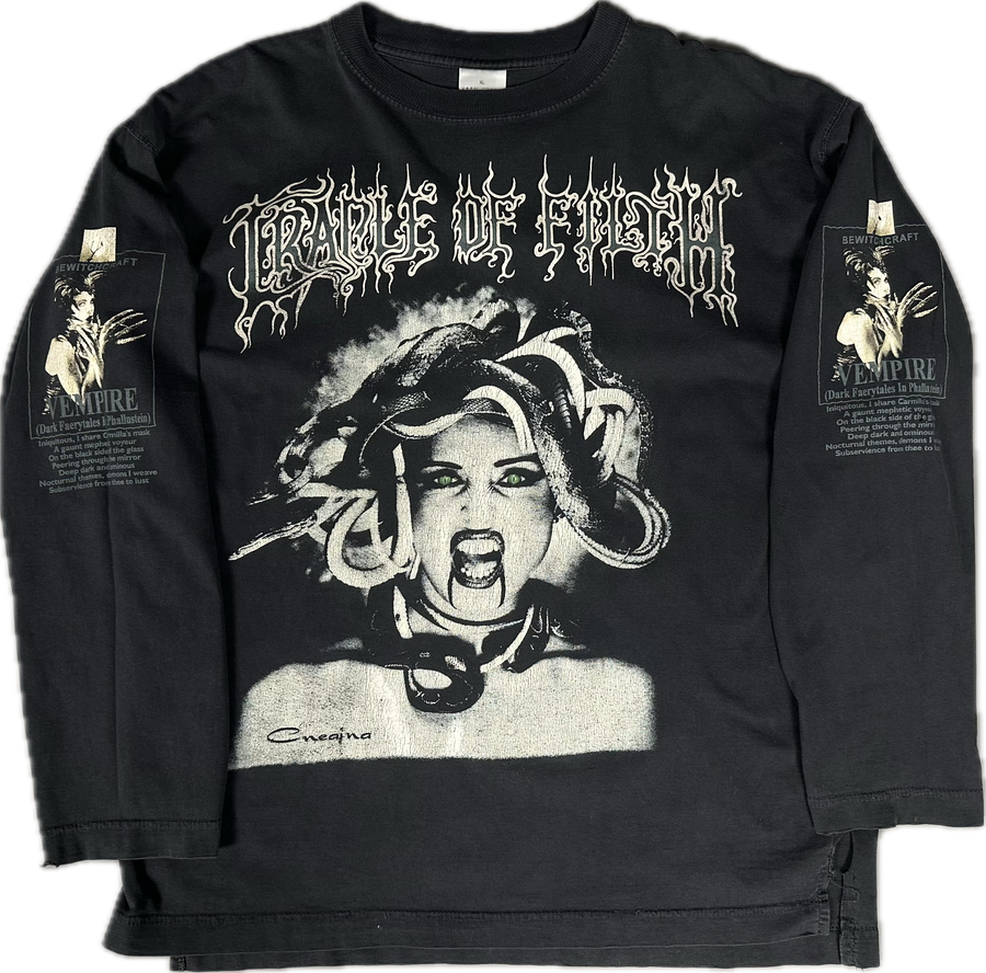 Vintage 1995 Cradle of Filth Sedusa Longsleeve