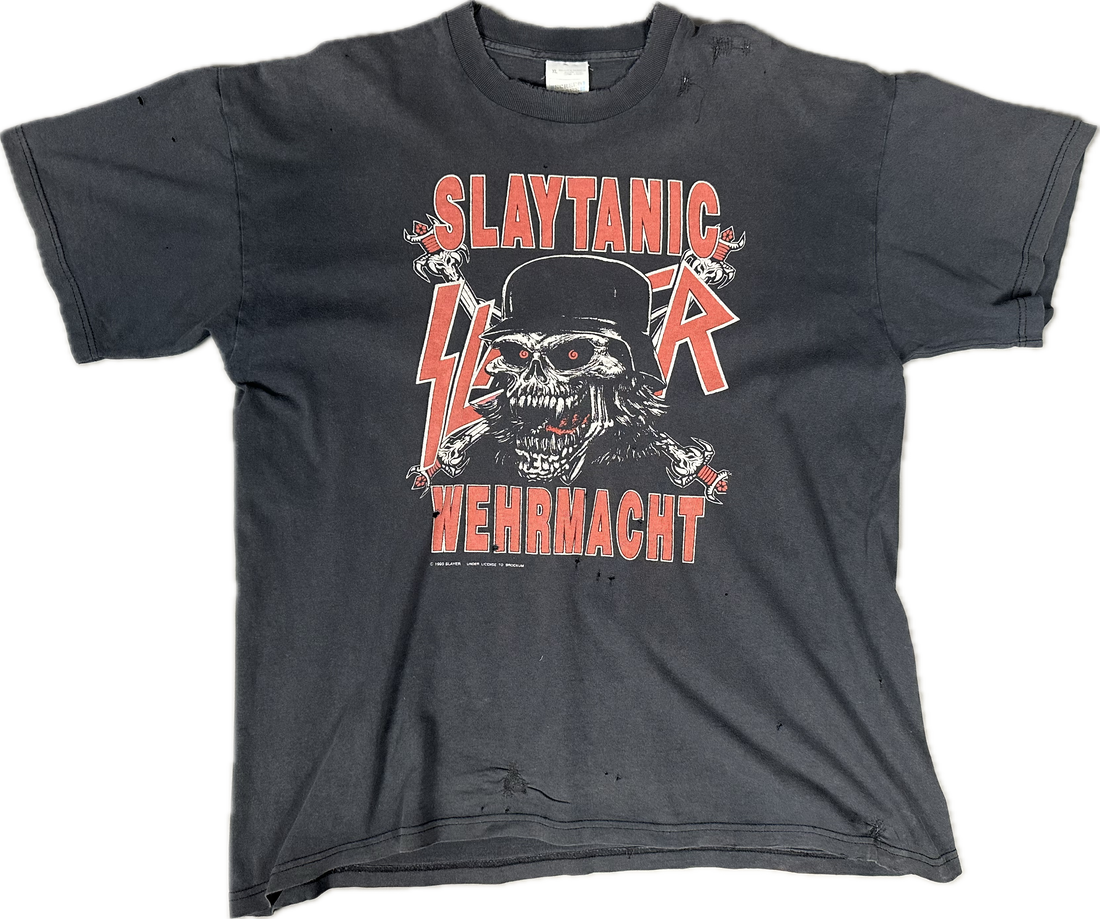 Vintage 1990 Slayer Wehrmacht T-Shirt