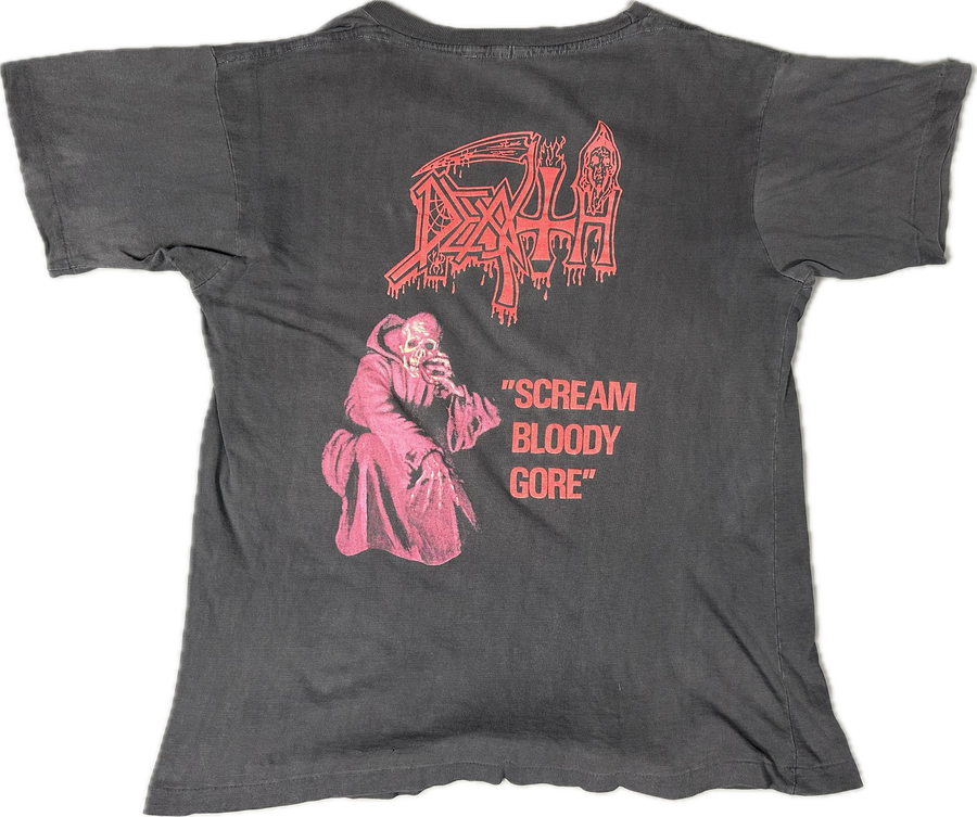 Vintage 1992 Death Scream Bloody Gore T-Shirt