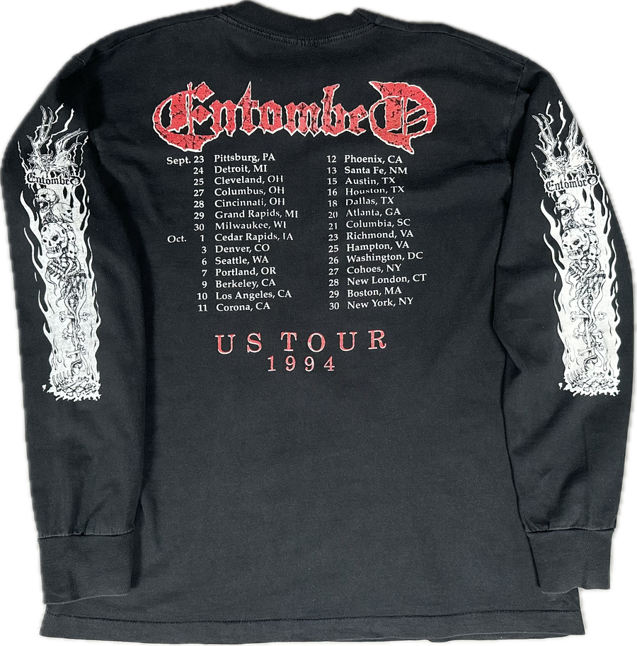 Vintage 1994 Entombed US Tour Longsleeve