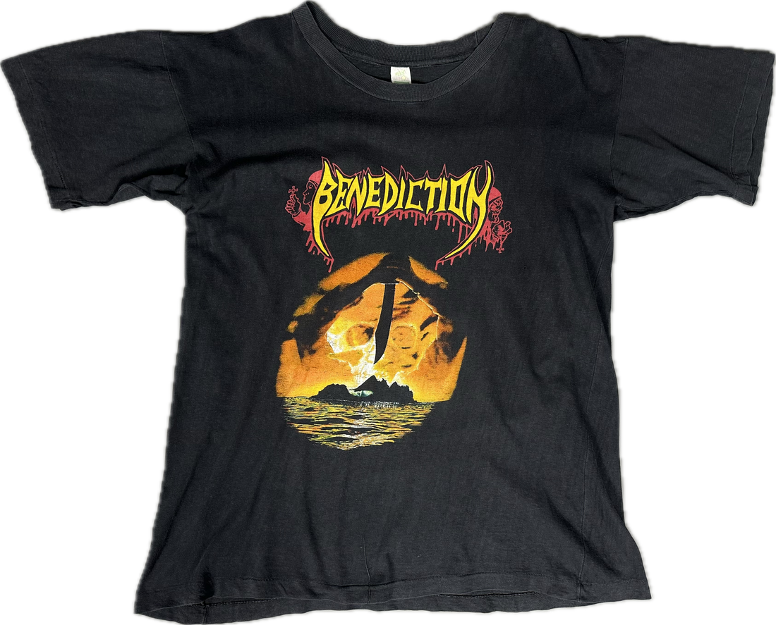 Vintage 1990 Benediction Subconscious Terror T-Shirt