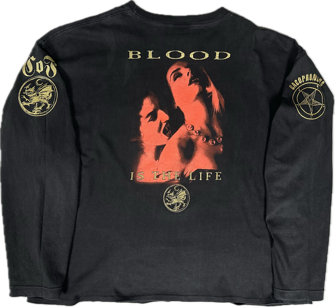 Vintage 1996 Cradle of Filth Vempire Longsleeve