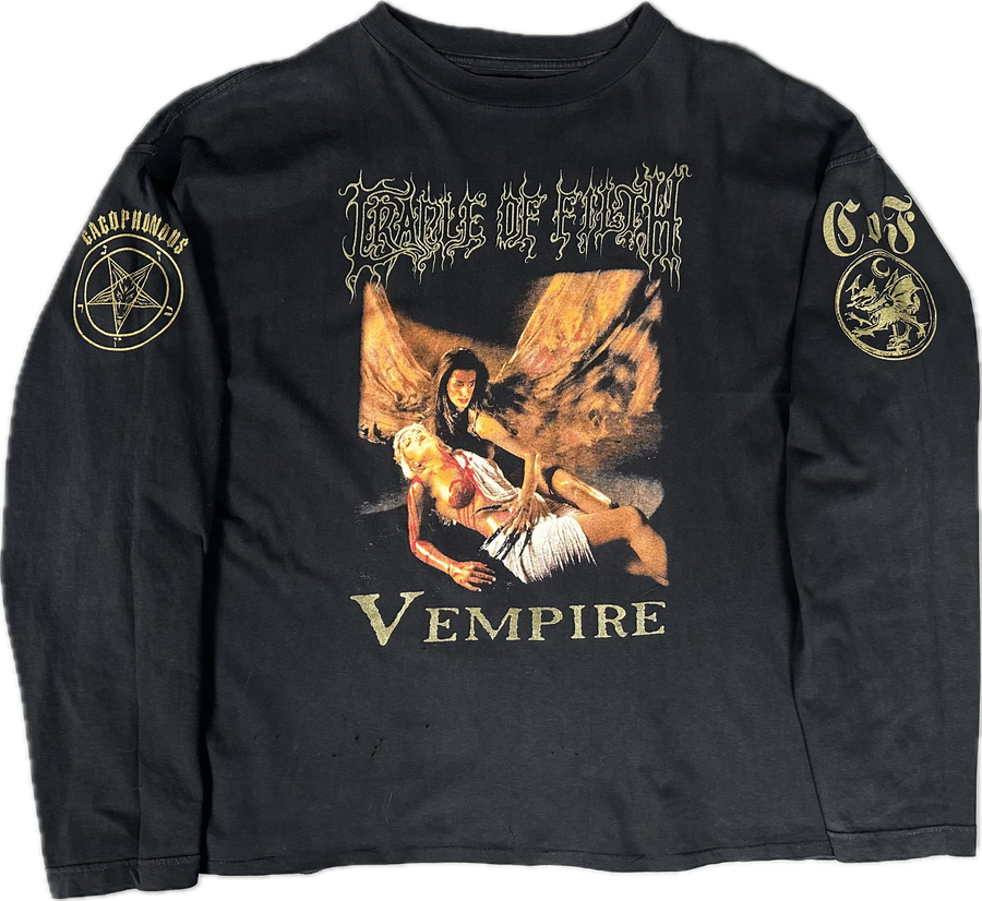 Vintage 1996 Cradle of Filth Vempire Longsleeve