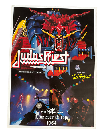 Vintage 1990s Judas Priest Poster
