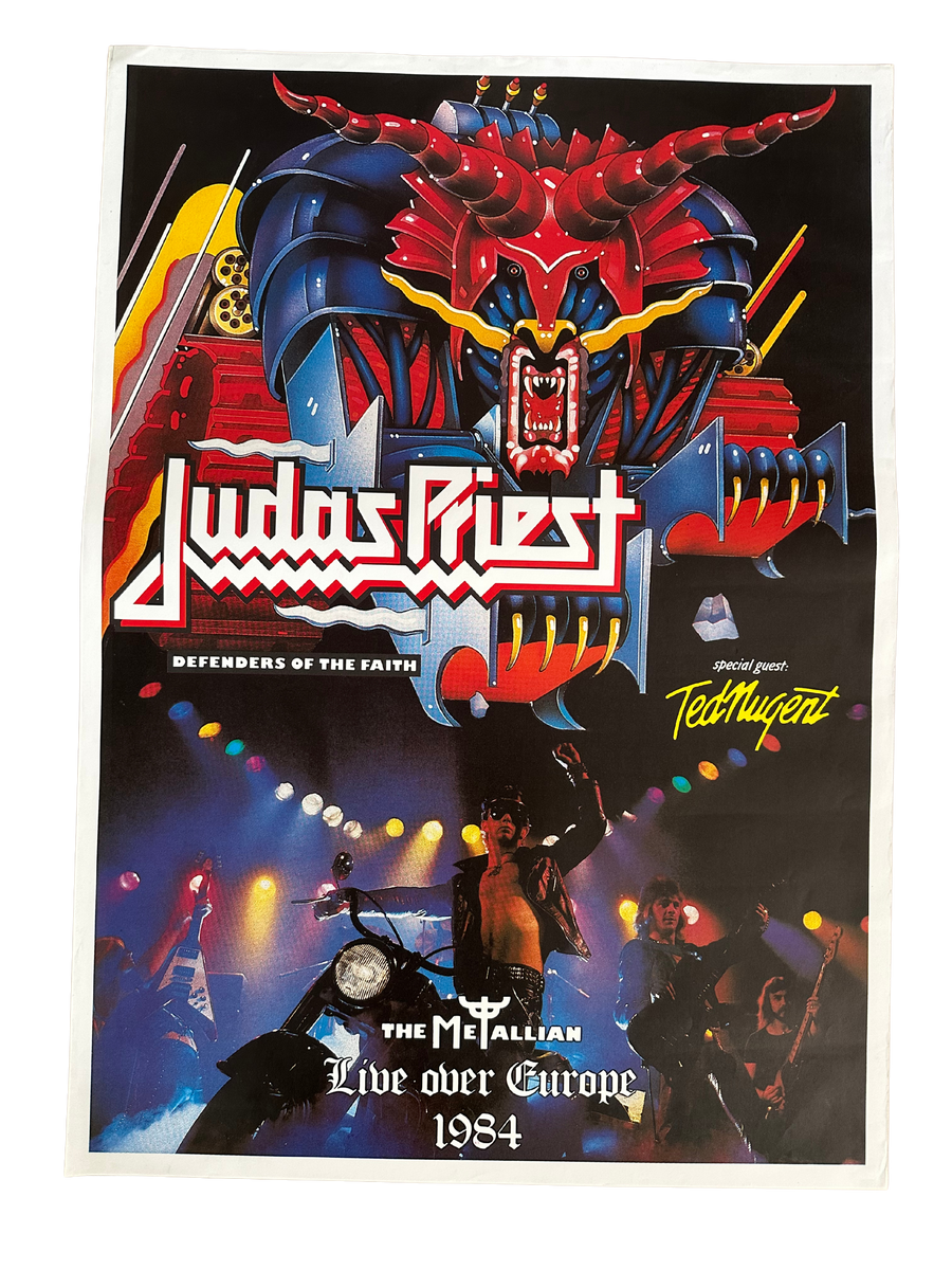 Vintage 1990s Judas Priest Poster