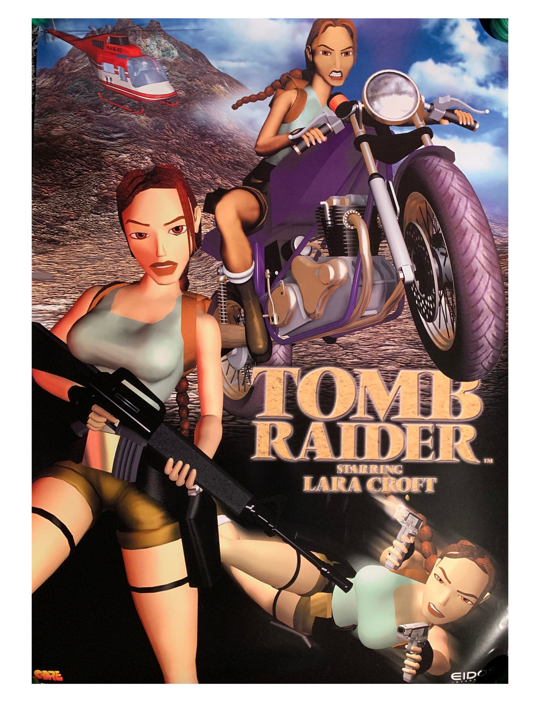 Tomb Raider 1997 Gaming Poster