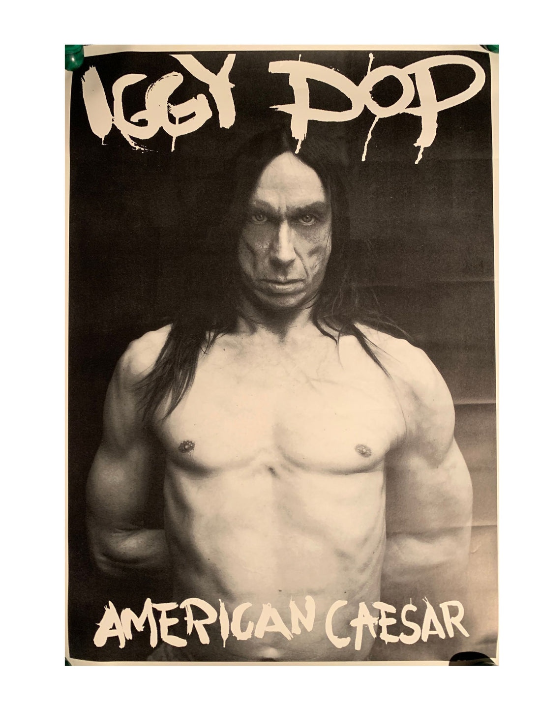 Iggy Pop 90s Vintage Music Poster
