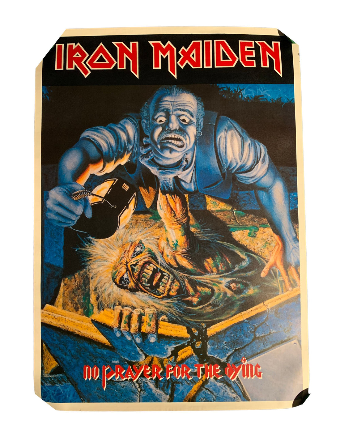 Iron Maiden 90s Music Poster
