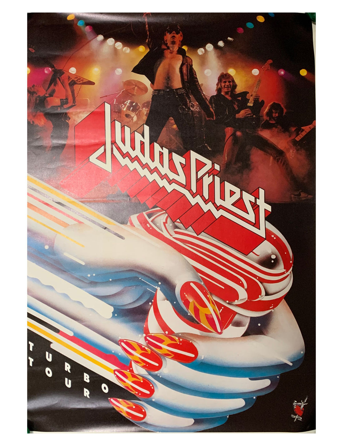 Judas Priest 90s Vintage Music Poster