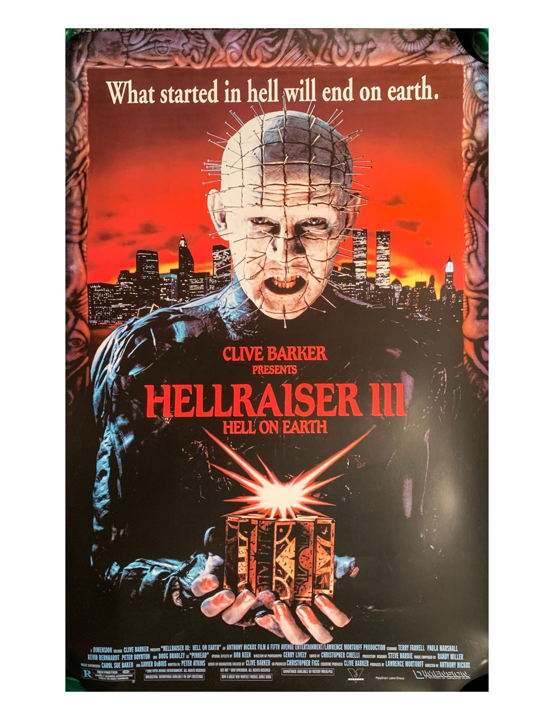 Hellraiser III (00s) Horror Movie Poster