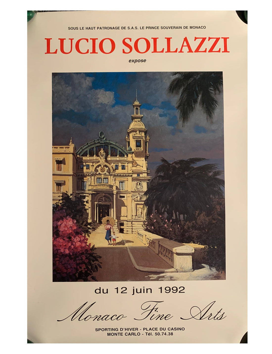 Monaco Fine Arts 1992 Promo Poster