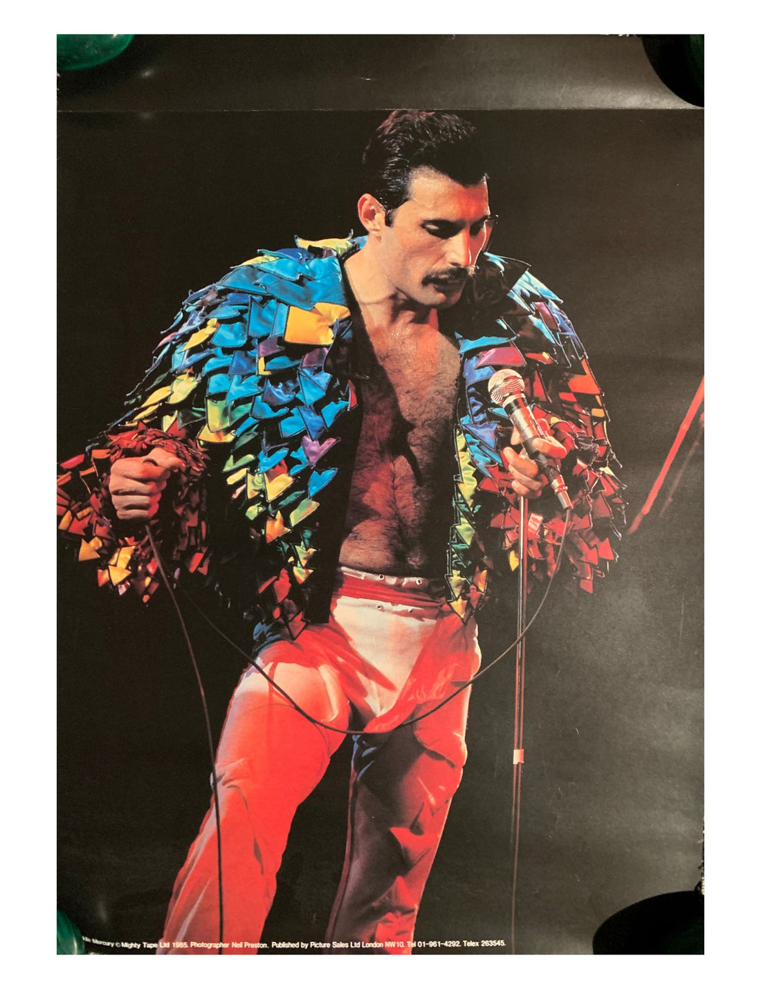 Freddy Mercury 90s Music Poster