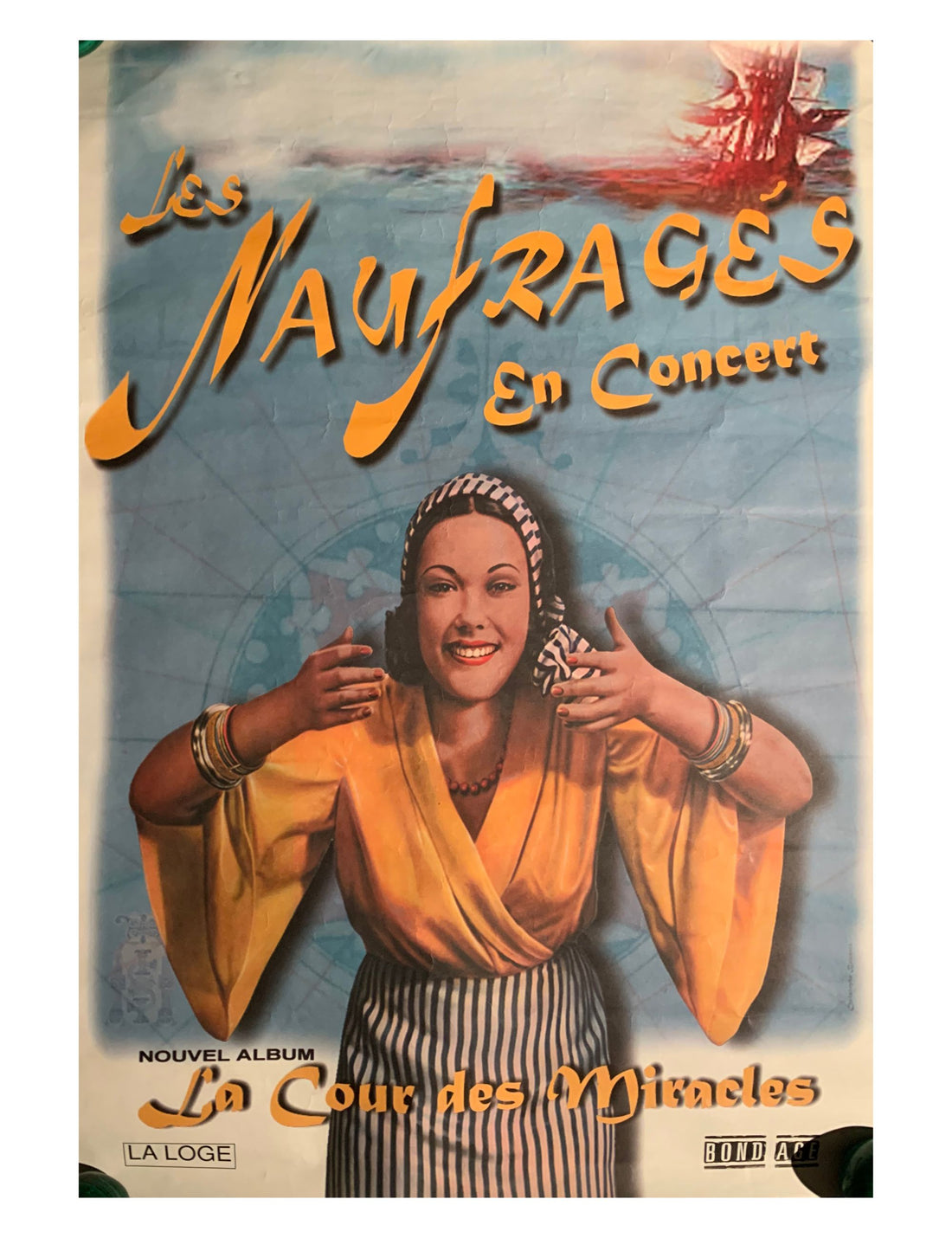 Les Naufrages 1997 French Music Poster