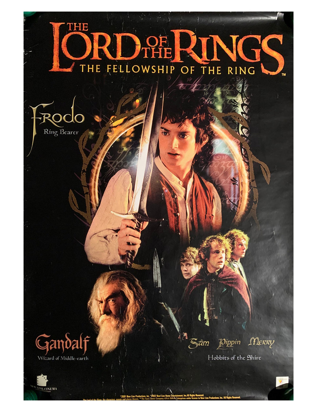Lord Of The Rings 2001 Movie Poster