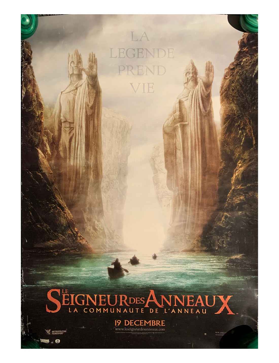 Lord Of The Rings 2002 French Movie Poster