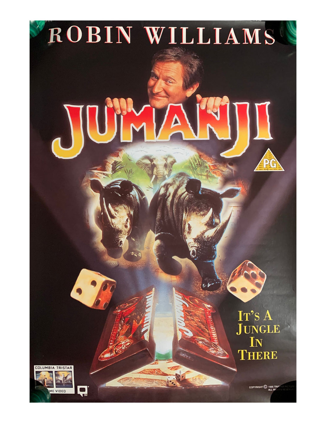 Jumanji 1995 Robin Williams Movie Poster