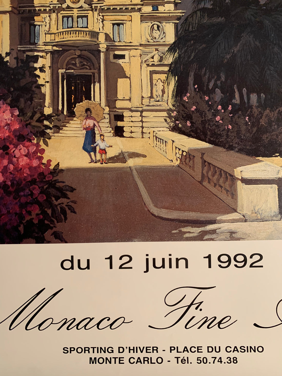 Monaco Fine Arts 1992 Promo Poster