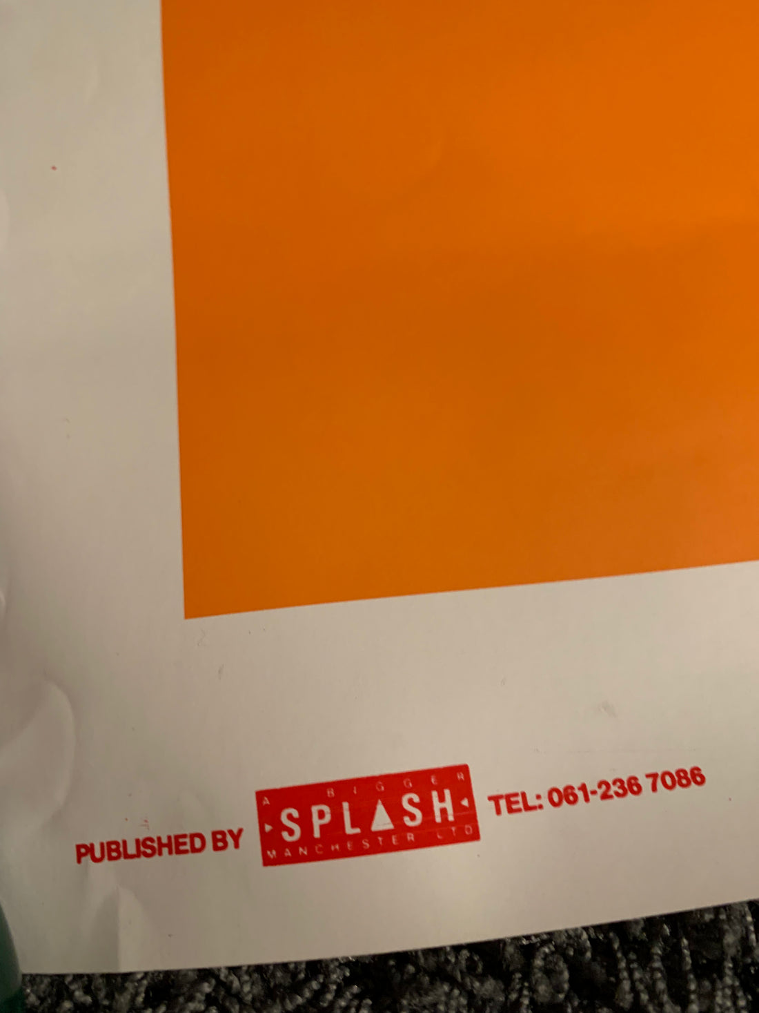 Jimi Hendrix 1987 Vintage Music Poster