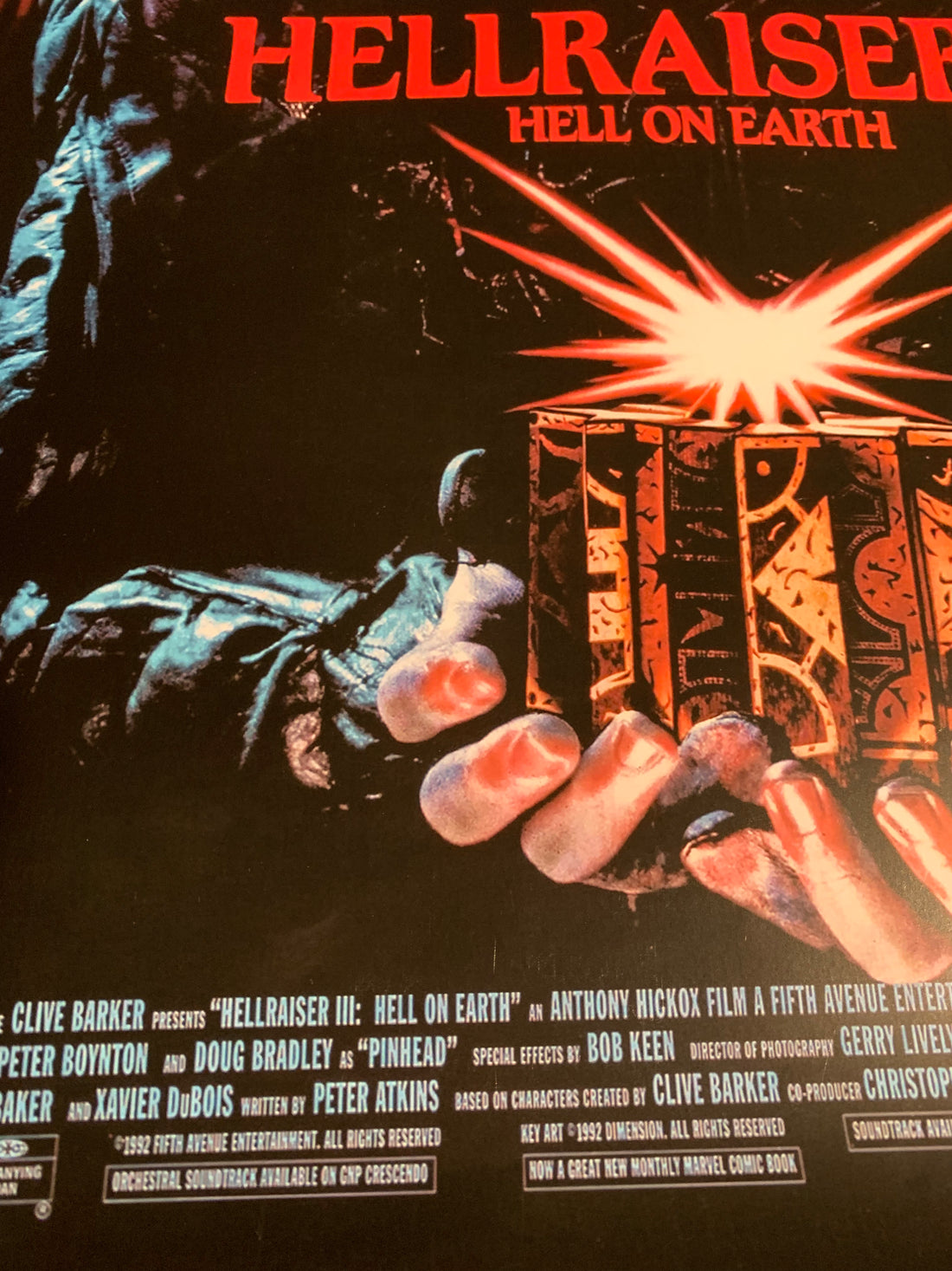 Hellraiser III (00s) Horror Movie Poster