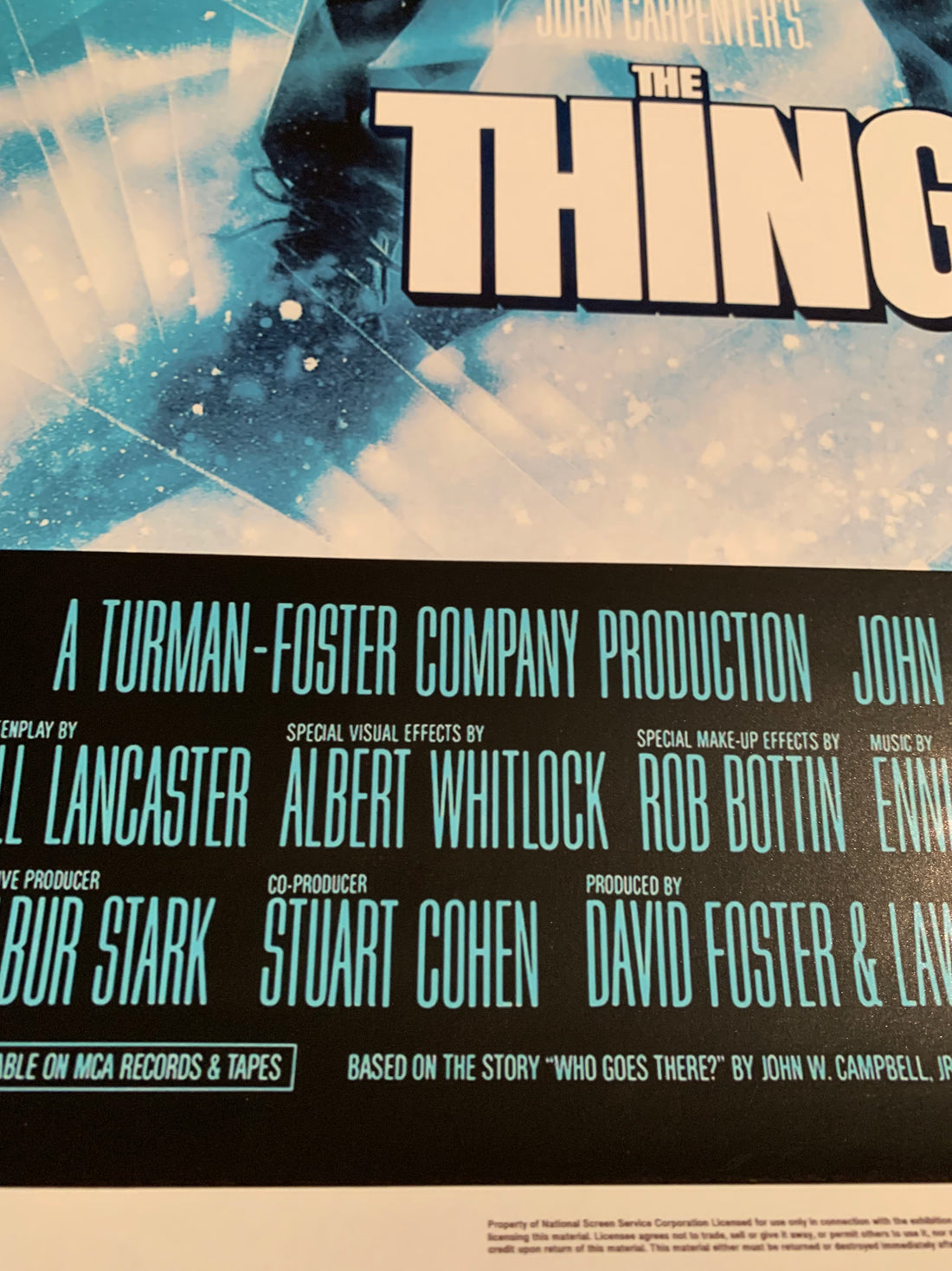 The Thing 00s Vintage Movie Poster