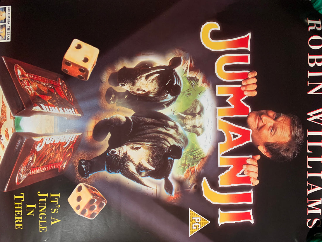 Jumanji 1995 Robin Williams Movie Poster