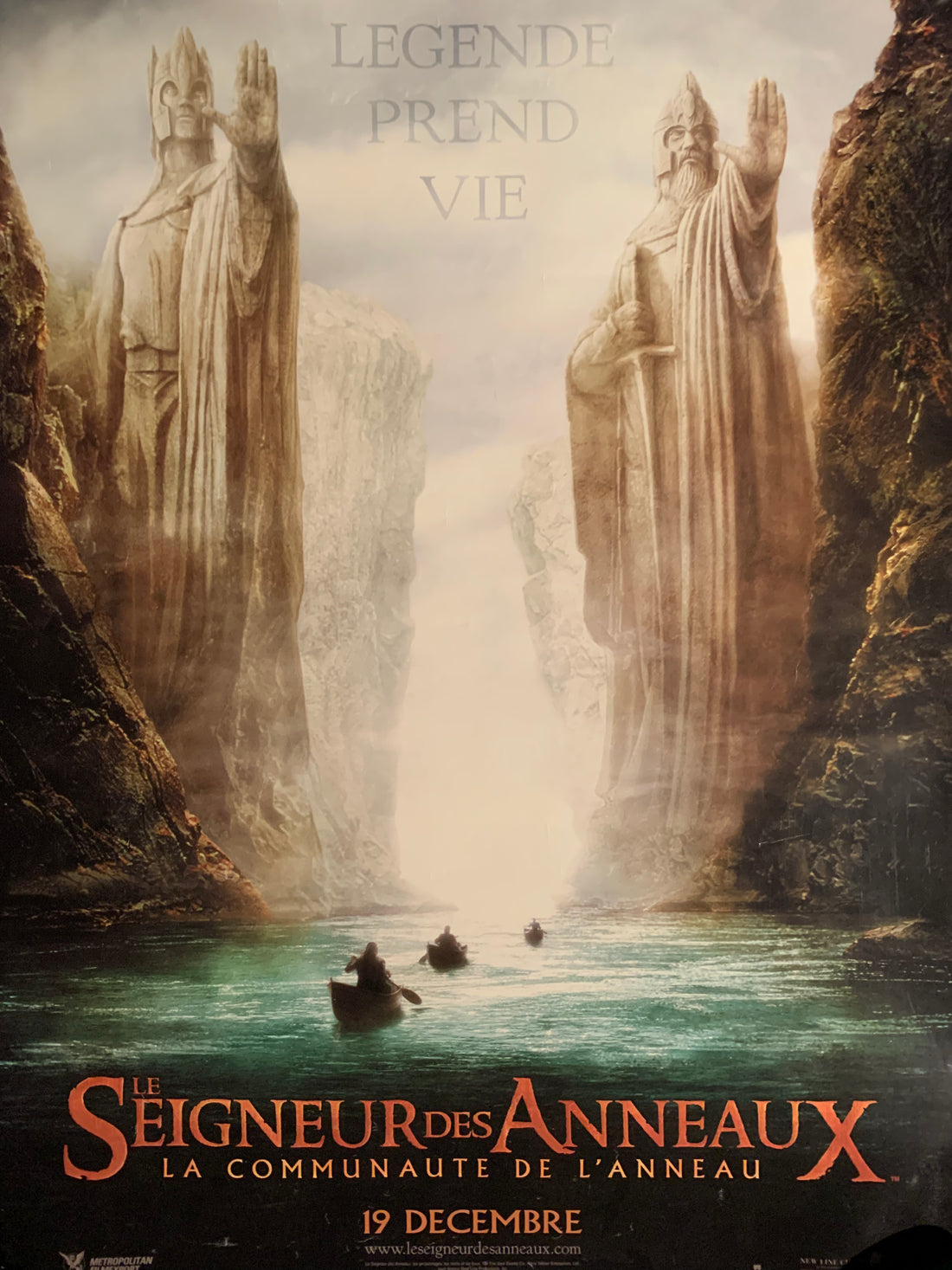 Lord Of The Rings 2002 French Movie Poster