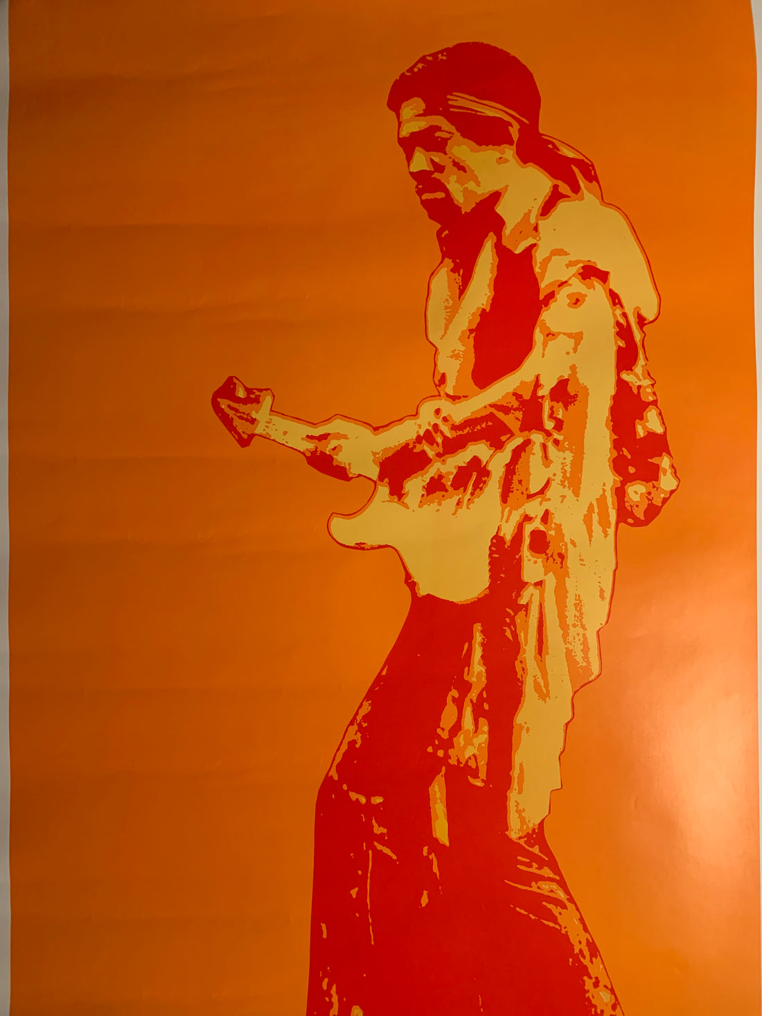 Jimi Hendrix 1987 Vintage Music Poster