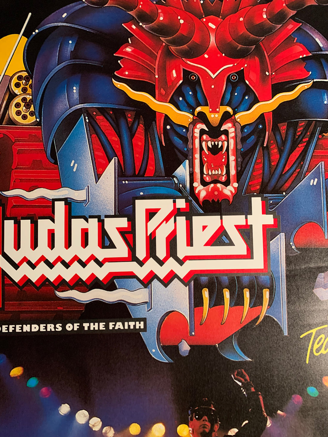 Judas Priest 90s Vintage Music Poster