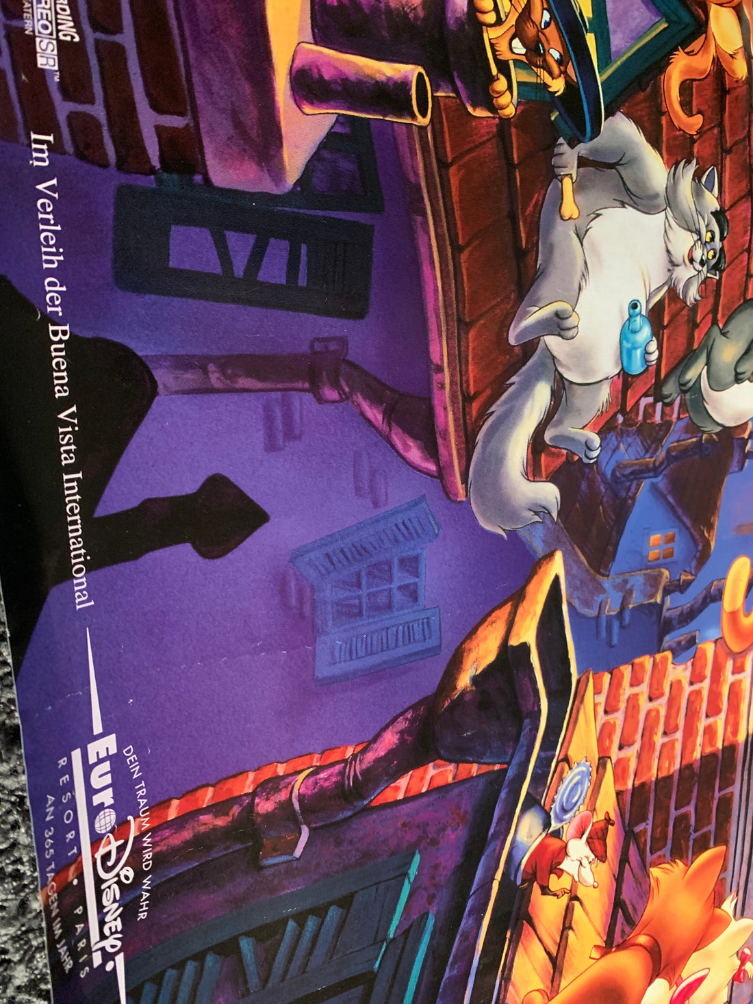 Aristocats 90s German Disney Movie Poster