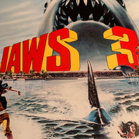 Jaws 3-D (00s) Vintage Movie Poster