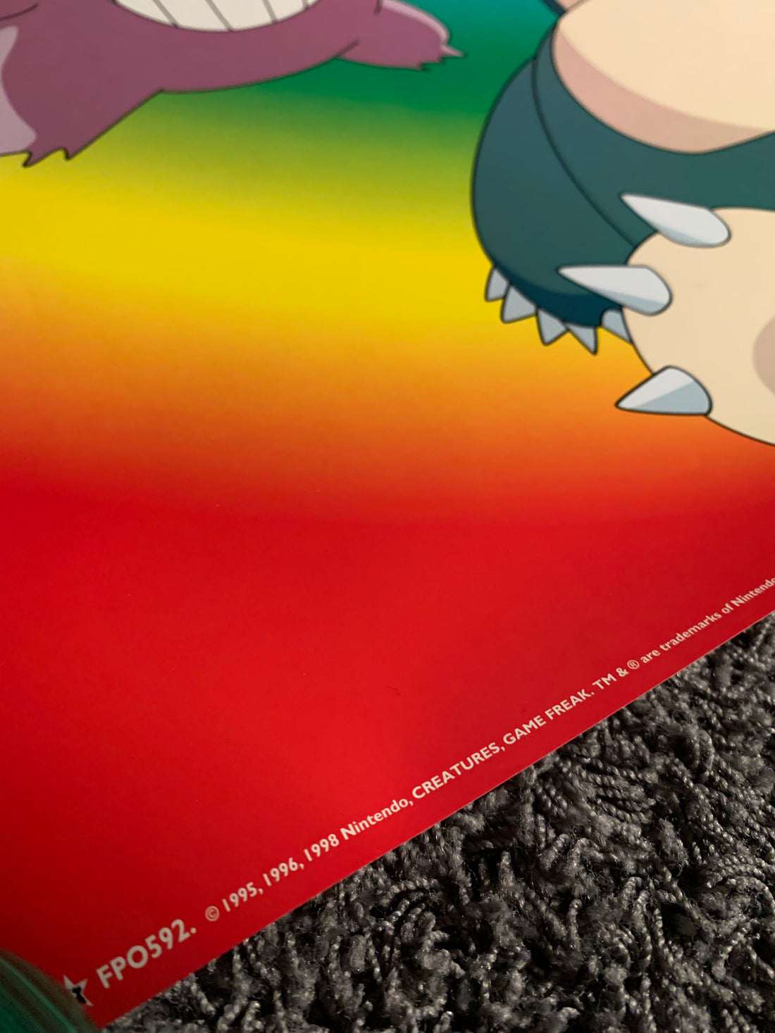 Pokemon 1999 Vintage Promo Poster