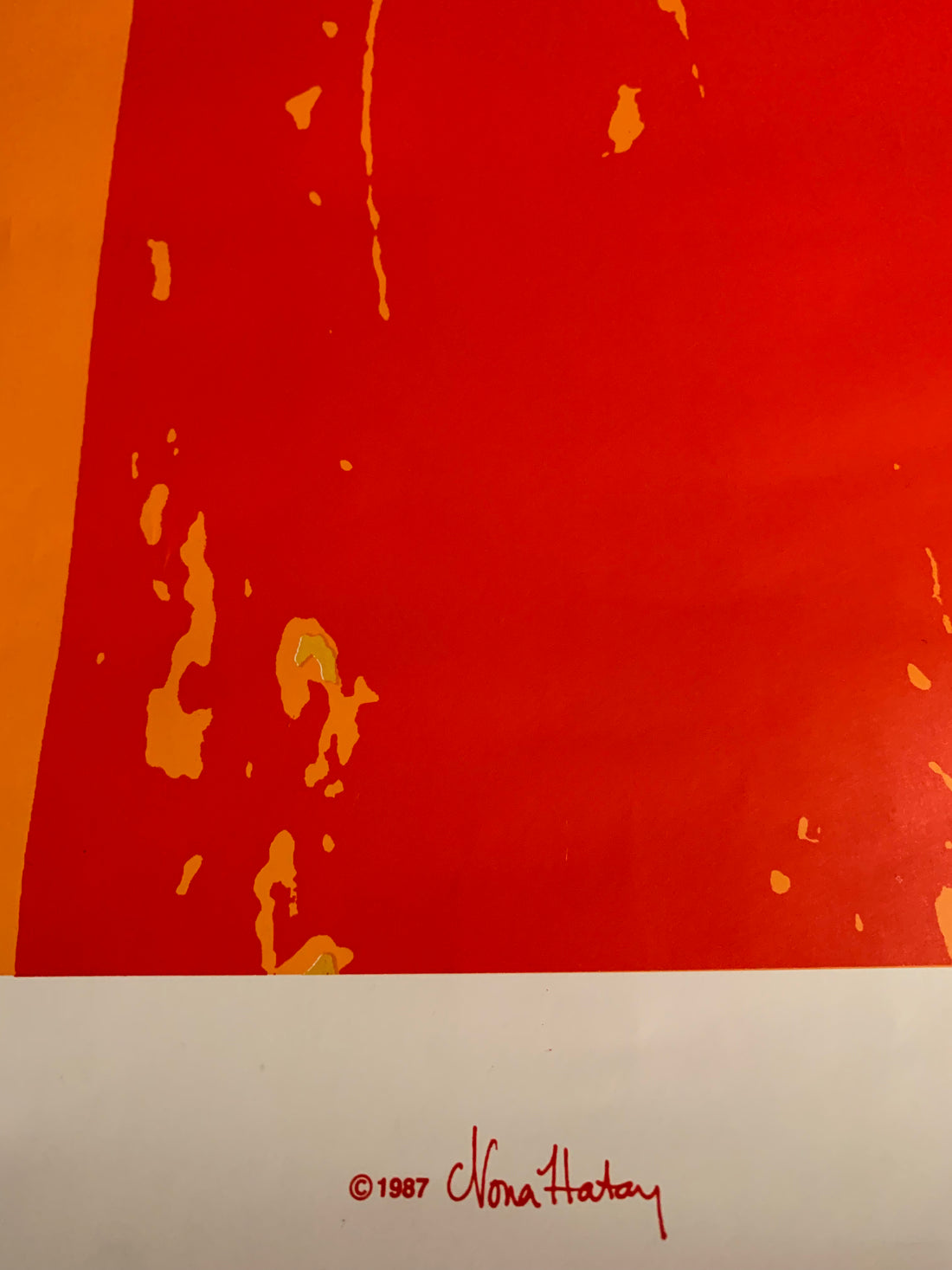 Jimi Hendrix 1987 Vintage Music Poster